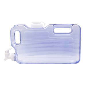<span class=keywords><strong>Jarra</strong></span> rectangular de plástico para congelador, botella de <span class=keywords><strong>agua</strong></span> de grado alimenticio, PETG, portátil, para exteriores, con espiga, 1,1 galones - Product Image 2