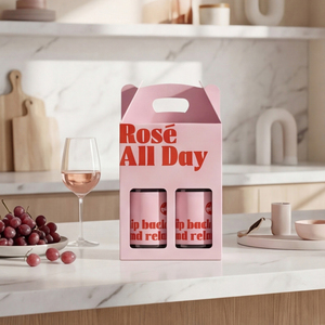 Cajas de Papel para Vino, Embalaje de Vino OEM ODM, Caja de Regalo de Vino Personalizada, Venta al por Mayor Directa de Fábrica para Uso Minorista de Lujo - Product Image 2