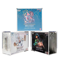 Boîtier de présentation en acrylique ETB avec protection UV à 99 %, couvercle magnétique, protecteur transparent pour boîte de boosters One Piece TCG UPC, pour collection et rangement