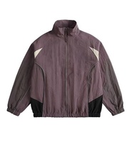 Veste coupe-vent pour homme de haute qualité, fabrication patchwork avec col montant, bandes réfléchissantes, coupe-vent et anti-UV