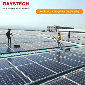 Robot de nettoyage de panneaux solaires, machine de lavage automatique, brosse à rouleaux de 7,5 m avec double tête robotique - Product Image 6