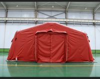 Tente de Secours Médicale Gonflable Portable en PVC Imperméable, Double Couche, Quatre Saisons, Ignifuge, Automatique, Tactique, pour la Lutte Contre l'Incendie