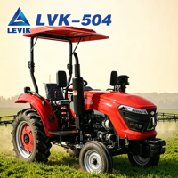 Tracteur agricole 50 CV à 4 roues motrices, homologué CE EPA Euro 5, pneus tout-terrain, levage hydraulique, pour pâturage