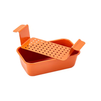 Vente chaude Orange 0.6mm D'épaisseur En Acier Au Carbone Long Moule À Gâteau À Pain Revêtement Antiadhésif Combinaison Moule À Pain Plats De Cuisson Casseroles