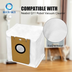 Sacs à poussière compatibles avec les pièces de l'aspirateur robot <span class=keywords><strong>Neabot</strong></span> <span class=keywords><strong>Q11</strong></span> - Product Image 5