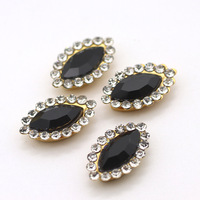 DIY NAVETTE Strass en verre coloré 5x10mm, forme œil de cheval, cristal marquise, strass tournesol, accessoire pour vêtements