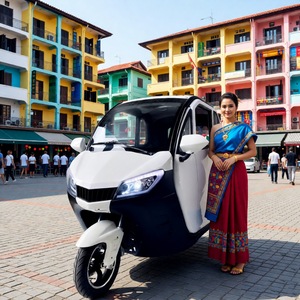 Tricycle électrique 60V 45Ah avec batterie au lithium, véhicule électrique à trois roues entièrement fermé pour le transport urbain - Product Image 1