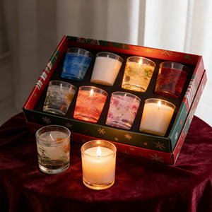 Boîte-cadeau <span class=keywords><strong>de</strong></span> luxe en gros <span class=keywords><strong>de</strong></span> bougies en gelée <span class=keywords><strong>de</strong></span> coquille avec fleurs séchées intégrées pour terrarium, décoration <span class=keywords><strong>de</strong></span> cabane forestière, cadeau d'invité, en vrac - Product Image 1