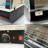 Vitrine chauffante pour aliments, vitrine chauffante commerciale, comptoir chauffant, vitrine électrique en acier inoxydable, présentoir pour boulangerie