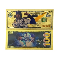 Uang Kertas Mookie Betts Model Baru Amerika 2026 Berlapis Emas 24K untuk Hadiah