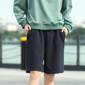 कस्टम लोगो कढ़ाई मुद्रित एथलेटिक शॉर्ट्स सांस लेने योग्य त्वरित शुष्क ग्रीष्मकालीन समुद्र तट तैराक 300 ग्राम कपास पॉलिएस्टर पुरुषों के शॉर्ट्स - Product Image 2