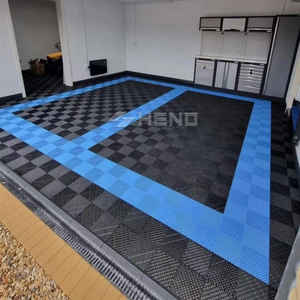 Dalles de sol modulaires ventilées robustes pour lavage de voitures, ateliers et garages - Product Image 5