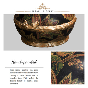 Yips, caja de lujo de estilo americano pintada a mano clásica, decoración del hogar para dormitorio de madera maciza con diseño tradicional - Product Image 5