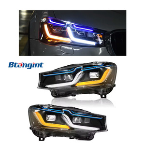 Fari a LED Accessori Auto Adatti per <span class=keywords><strong>BMW</strong></span> <span class=keywords><strong>X3</strong></span> F25 X4 F26 <span class=keywords><strong>2010</strong></span> Fari Aggiornati -2017 Fari <span class=keywords><strong>X3</strong></span> X4 con Lente DRL G30 - Product Image 2
