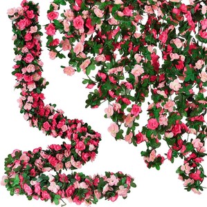 Guirnalda de Rosas Artificiales con Tacto Natural para Arco de Boda, Jardín, Pared, Patio, Decoración de Paisajes, Venta al por Mayor - Product Image 1