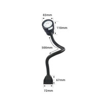 Lampe LED à bras long pour machine, outil, éclairage mécanique, tour