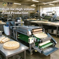 Machine automatique de fabrication de tortillas, ligne de production commerciale de tortillas de farine, de roti, de chapati et de pain pita