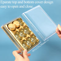 Boîte à bonbons en plastique SUNSHING, boîte de rangement pour collations, emballage pour biscuits, boîte cadeau, présentoir pour chocolats, rangement pour Ferrero Rocher