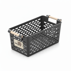 Cesto portaoggetti nero fantasia - Product Image 1