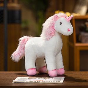 Logo personnalisé ours <span class=keywords><strong>licorne</strong></span> blanc en peluche jouet en gros mini peluche en peluche <span class=keywords><strong>licorne</strong></span> jouets animaux en peluche - Product Image 2