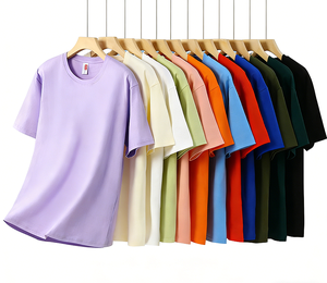 Cotton T-shirt Customized Logo Summer Group Advertising Shirt Short Sleeve Crew Neck Men's Women's 100% Cotton Breathable