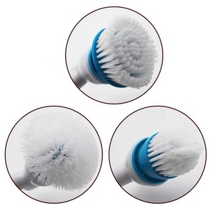 Ensemble de 3 têtes de brosse de nettoyage électrique remplaçables, pour carrelage, salle de bain, cuisine, utilisations multiples, <span class=keywords><strong>turbo</strong></span> - Product Image 2