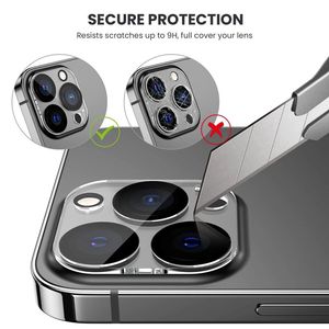 Verre de protection d'objectif d'appareil photo pour iPhone 16 Pro Max 15 14 13 12 Pro Max, film protecteur d'écran pour iPhone 16 Plus, verre de protection - Product Image 6