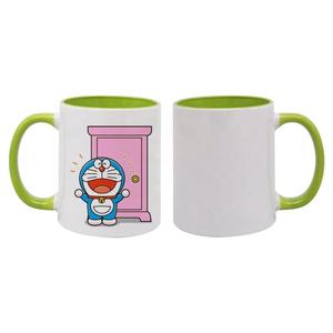 Tazza da Caffè in Ceramica Bicolore <span class=keywords><strong>per</strong></span> Tè e Latte, Personalizzabile con Logo, Tazza in Porcellana <span class=keywords><strong>per</strong></span> Sublimazione - Product Image 4