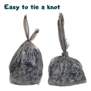 Sacs à déjections canines personnalisés OEM, écologiques, imprimés mignons, rouleaux de sacs à déchets pour animaux de compagnie, biodégradables, enveloppes pour déjections canines, 2 rouleaux avec distributeur - Product Image 4