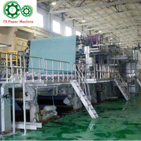 Machine de fabrication de rouleaux de papier kraft en acier inoxydable Tx avec pompe, moteur de boîte de vitesses, équipement de fabrication de papier haute capacité à vendre