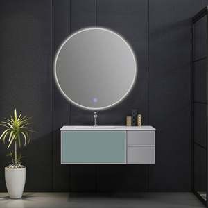 2023 Hot Sale Bathroom <b>Vanity</b> <b>with</b> Thick Countertop Bathroom Cabinet <b>Vanity</b> <b>with</b> Ceramic Basin Sink Custom Bathroom <b>Vanity</b> Sets - Product Image 2