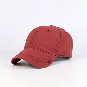 Casquette de baseball unisexe vintage 100% coton, fabrication en gros BSCI, avec broderie de logo personnalisé - Product Image 4