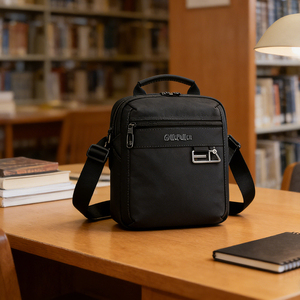 <span class=keywords><strong>ราคา</strong></span>ขายส่ง กระเป๋าคาดลำตัวแฟชั่นผู้ชาย กระเป๋าสะพายทรงเหลี่ยมวินเทจ กระเป๋าคลัทช์ขนาดเล็กพร้อมซิปปิด ผลิตจากไนลอนคุณภาพสูง - Product Image 2