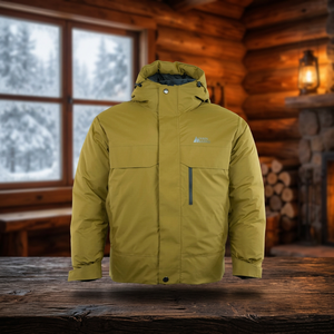 Veste en duvet pour homme de qualité supérieure, tactique, à capuche réglable, imperméable, respirante, en nylon, avec boutons métalliques, personnalisée - Product Image 3