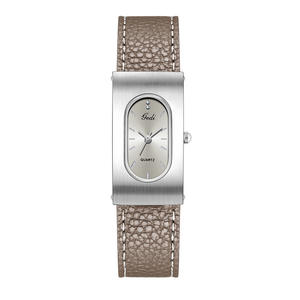 Montre pour femme rétro minimaliste, niche et haut de gamme, montre à quartz ovale avec un design de grande valeur - Product Image 3