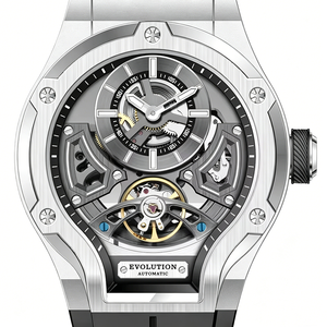 Orologio da Polso Meccanico Automatico OEM di Lusso Personalizzato in <span class=keywords><strong>Acciaio</strong></span> Inossidabile 316L Impermeabile con Quadrante Scheletrato per <span class=keywords><strong>Uomo</strong></span> - Product Image 6