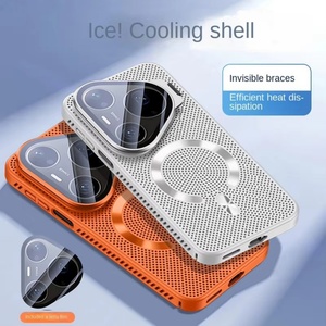 Coque de téléphone magnétique avancée à dissipation thermique mate pour HUAWEI P90 Pro Max P80 Pro P70 avec support de film pour objectif et protection intégrale - Product Image 5