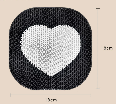 Mini coeur sur fond noir