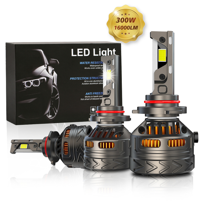 Super Bright 36000LM 9005 High Beam LED Headlight Bulb Canbus H1 H7 H11 H13 Hb3 Hb4 9005 9006 H4 Led Headlight Bulb for Car 300w
