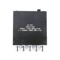 Carte amplificateur NewRJ ZK-TB21 50W*2+100W, régulation des aigus et des basses, module d'alimentation numérique BT 2.1 canaux