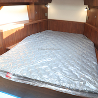 Yacht de croisière de luxe de 50 pieds en fibre de verre, type diesel, neuf, pour des aventures aquatiques confortables et des excursions panoramiques