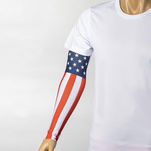 Mangas de Brazo con Bandera de Estados Unidos para Fanáticos del Fútbol, Diseño Personalizado al por Mayor 2026, para Deportes Atléticos - Product Image 6
