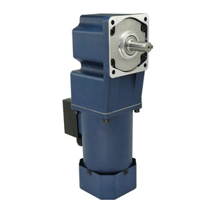 Motorreductor de CA Mini de Alta Eficiencia de 90 mm y 120 Vatios, Unidad Pequeña de Alto Rendimiento con Reducción de Ángulo Recto y Engranaje Cónico Espiral - Product Image 1