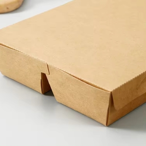 SGP SIN IMPUESTOS, caja de papel Kraft desechable para llevar, fiambrera, materiales reciclados, caja de papel Kraft personalizada para alimentos - Product Image 6