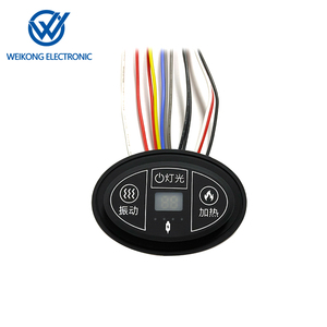 Interruptor con control de temperatura de interfaz de 5V y 12V para masajeador de rodilla calentado, vibración de calor con masaje de calefacción y temporizador, 1 unidad - Product Image 2