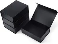 Custom New Design ECO Friendly Paper Double Open Necklace Packaging Jewelry  Box with Ribbon