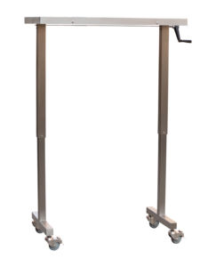 KB-525 Aeolus paslanmaz çelik enstrüman masa yüksekliği ayarlanabilir masa kolu krank veteriner sınav tablosunu yükseltmek için - Product Image 2