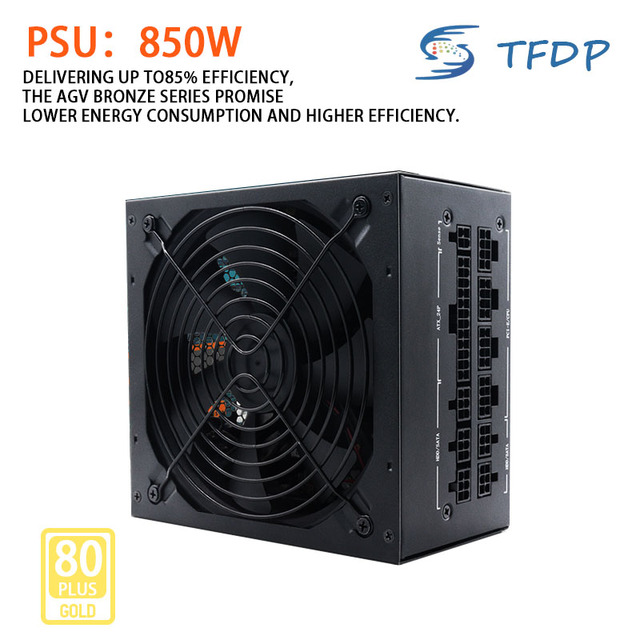 Factory Direct 850W 80PLUS Gold Modular ATX PSU Power Supply Units Desktop Server Computer PC Supplies