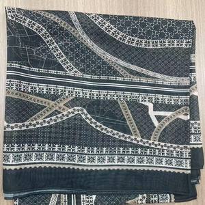 Women's Custom <b>Ethnic</b> Print Voile Cotton <b>Bandanas</b> Muslim Hijab Scarves Shawls Fashion Accessory for Muslim Women - Product Image 4