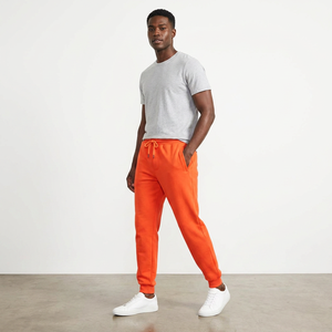Pantalones Deportivos de Algodón Orgánico Directo de Fábrica para Hombre, Tejidos, que Absorben la Humedad, Atléticos, OEM - Product Image 1
